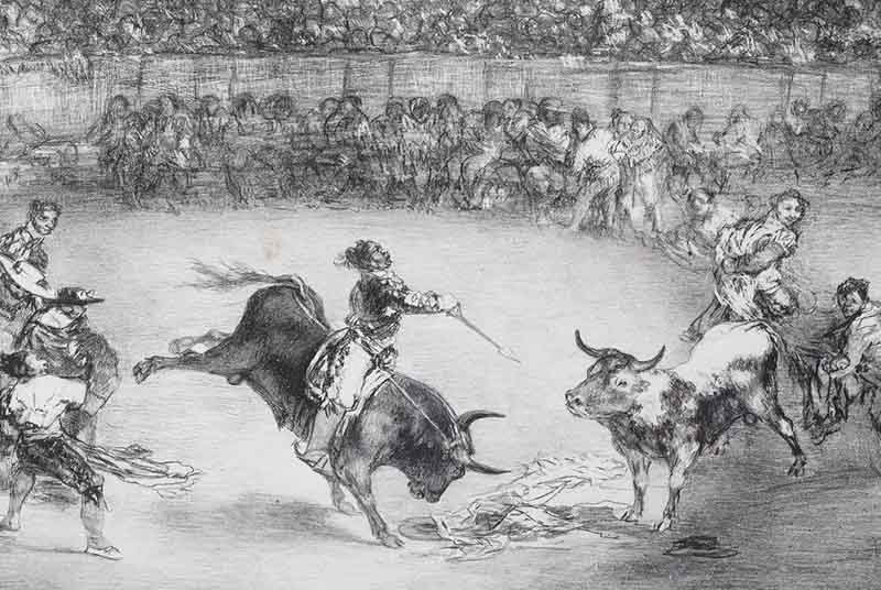 Los toros de Burdeos-Francisco de Goya