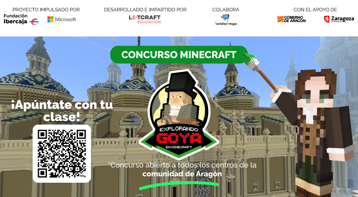 II Edición Concurso Arte en la nube: Explorando Goya en Minecraft