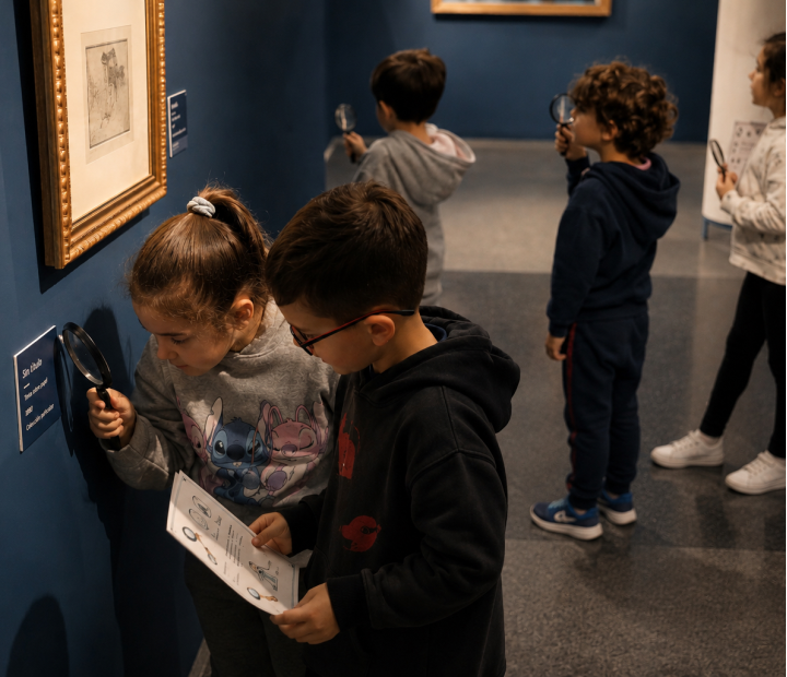 Detectives en acción: una aventura escolar en el museo.