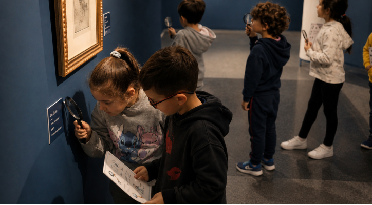 Detectives en acción: una aventura escolar en el museo.