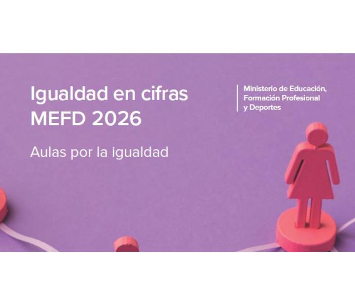 Igualdad en cifras. MEFD 2026. Aulas por la igualdad
